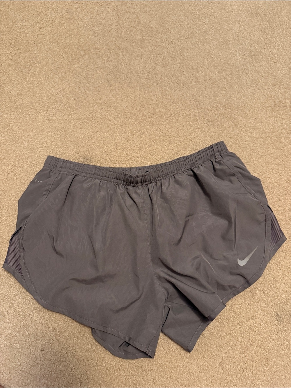 Nike Women’s Grey Athletic Running Shorts
